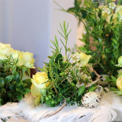 Sprayrose Waxflower Kamille