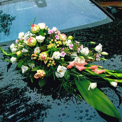 Gladiole Rose Lisianthus Hyperikum 