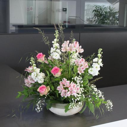 Alstroemerie Rose Levkoje Schleierkraut