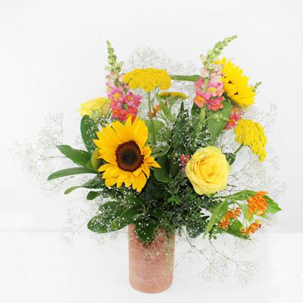 Sonnenblume Seidenblume Rose Löwenmaul Sommerschleierkraut